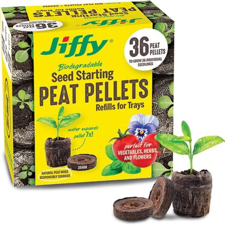 What is in Jiffy peat pellets?