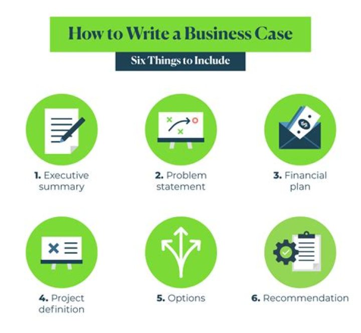 What is included in a project business case?
