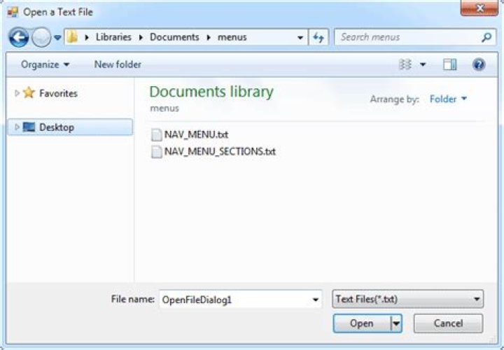 What is Open File dialog in VB net?