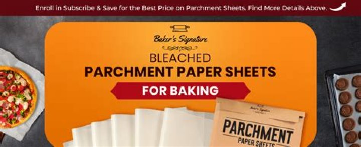 What is parchment paper used for in baking?