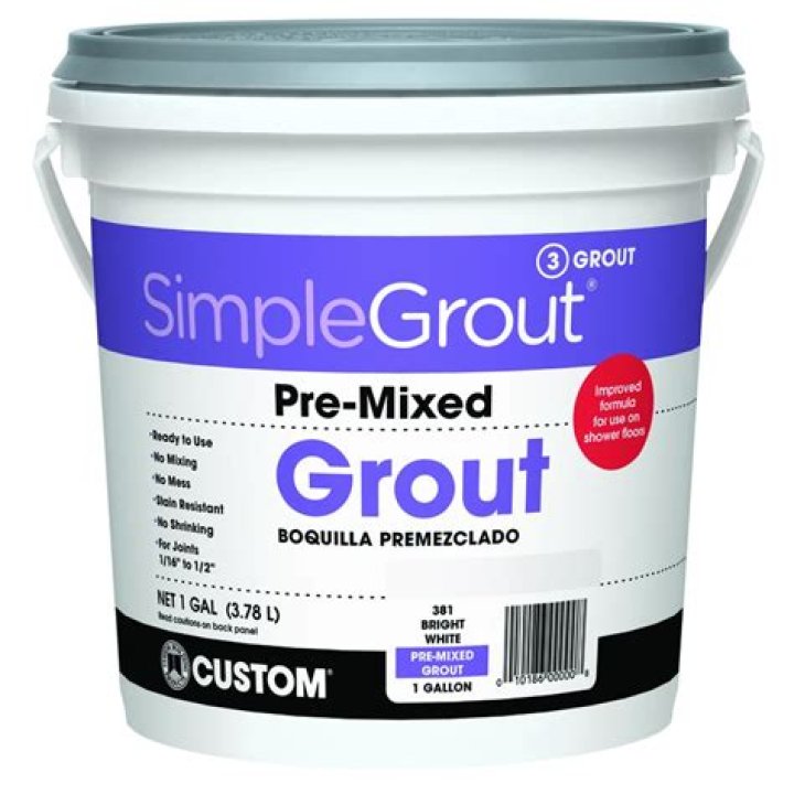 What is pre mixed grout?