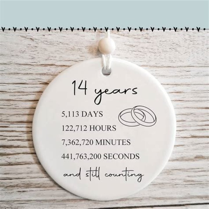 What is the 14th anniversary?