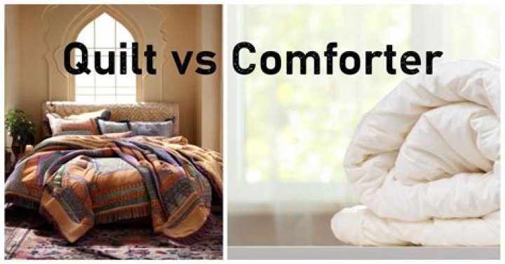 What is the difference between quilt and comforter?
