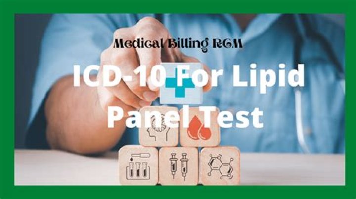 What is the ICD 10 code for lipid panel?