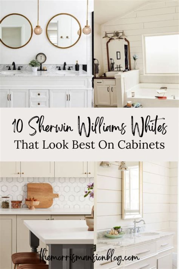 What is the most popular white for kitchen cabinets?