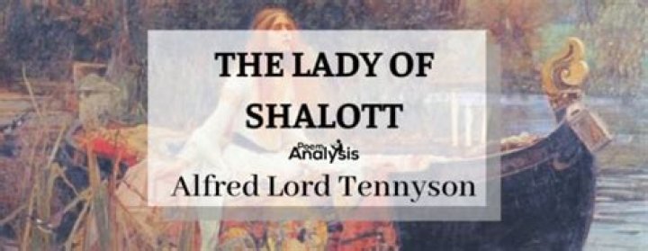 What is the point of climax in the poem The Lady of Shalott?
