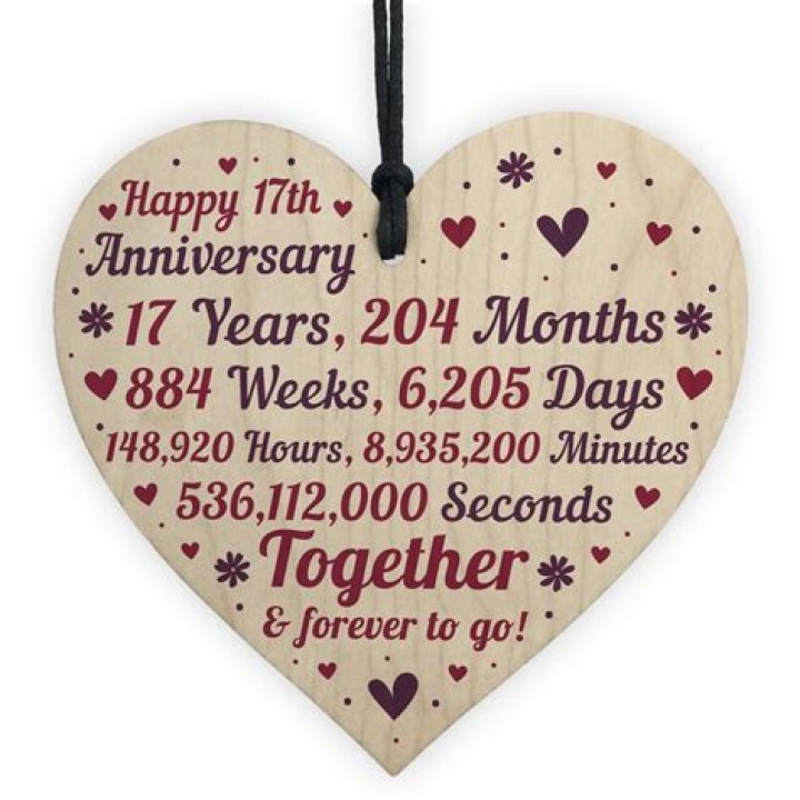 What is the symbol for 17th wedding anniversary?