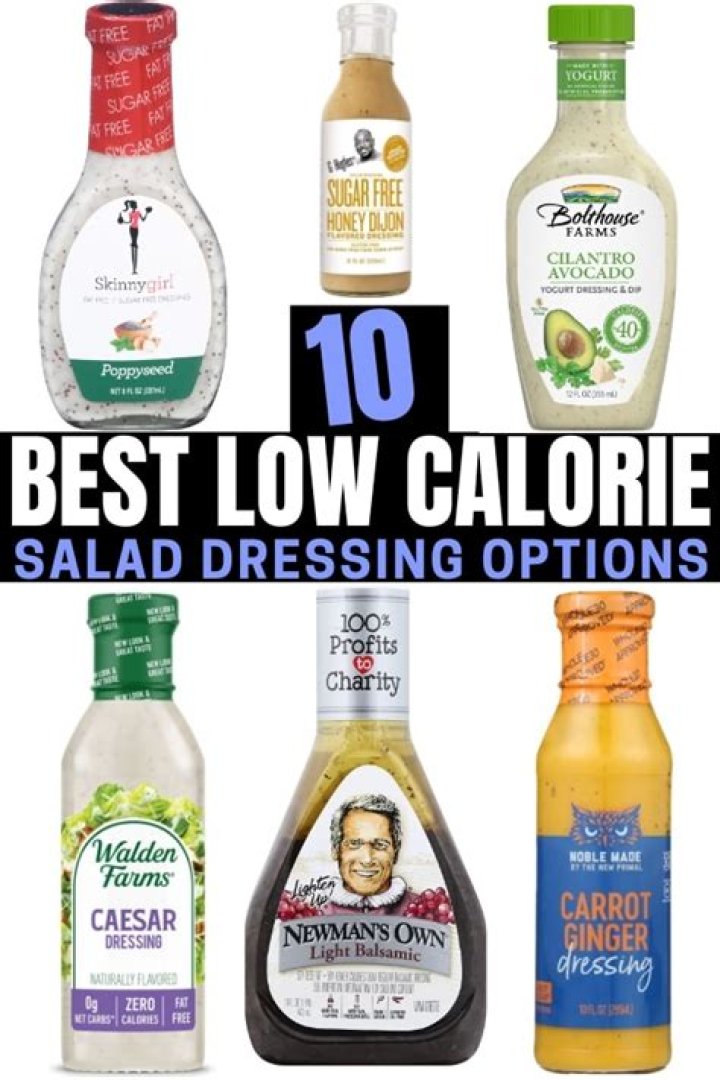 What salad dressing has the least calories?