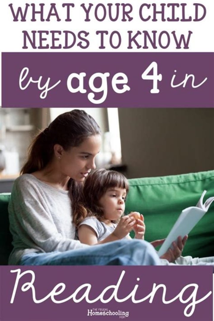 What should a kid know by age 4?