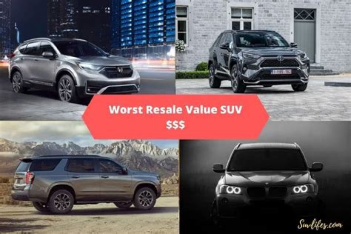 What SUV has the worst resale value?