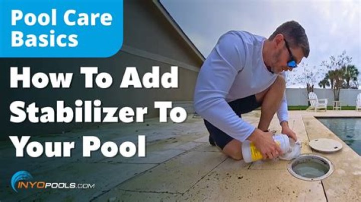 What to do if stabilizer is high in pool?
