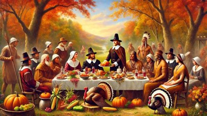 What tribes were at the first Thanksgiving?
