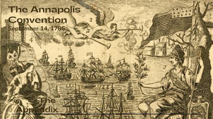 What was a convention convened at Annapolis in 1786?
