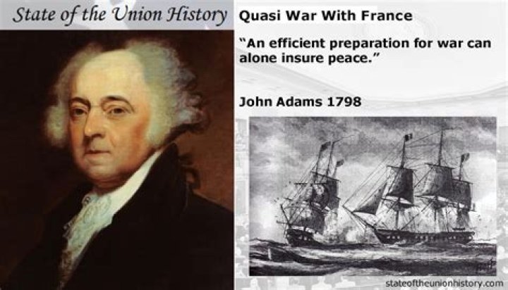 What was the cause of the quasi war with France?