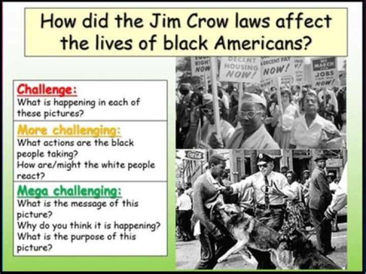 What was the importance of Jim Crow laws?