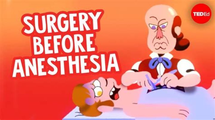 What was used before anesthesia?