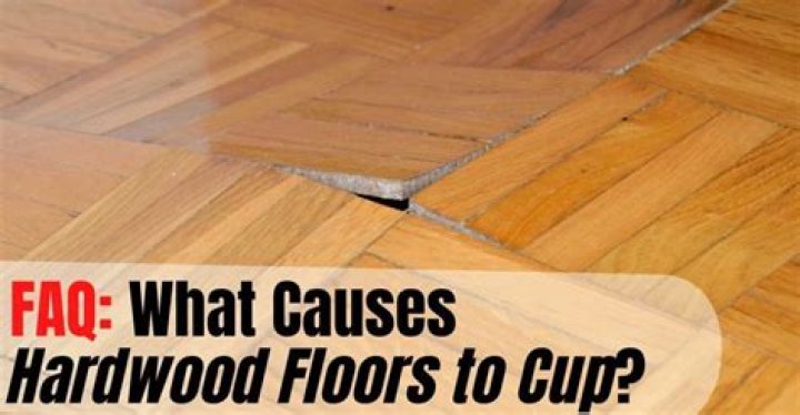 What would cause wood floors to separate?