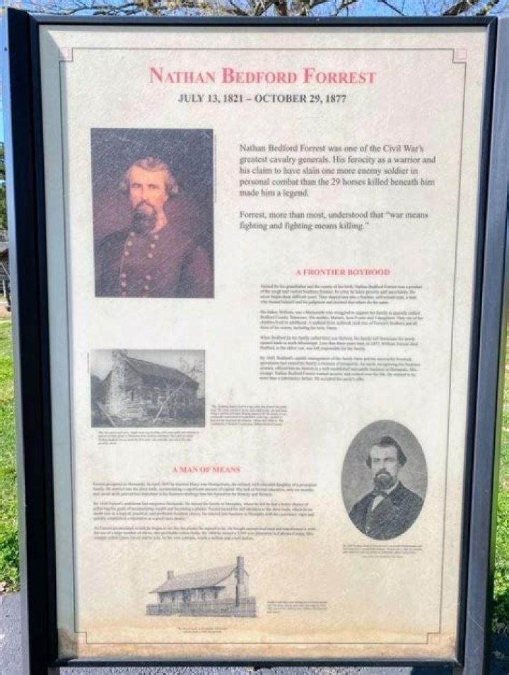 What year did Nathan Bedford Forrest die?