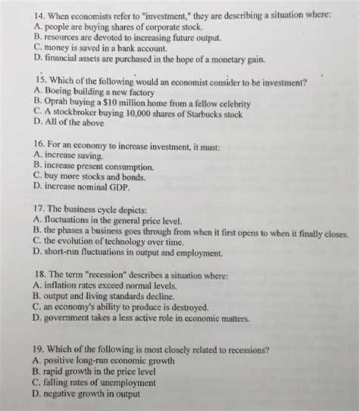When economists refer to investment they are describing a situation where?