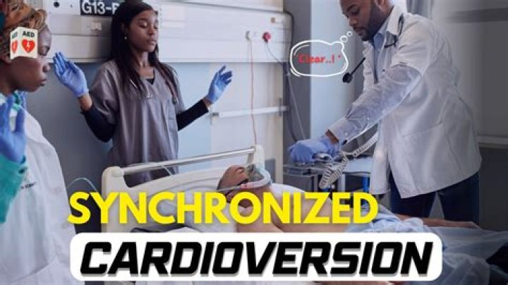 When should I synchronize Cardiovert?