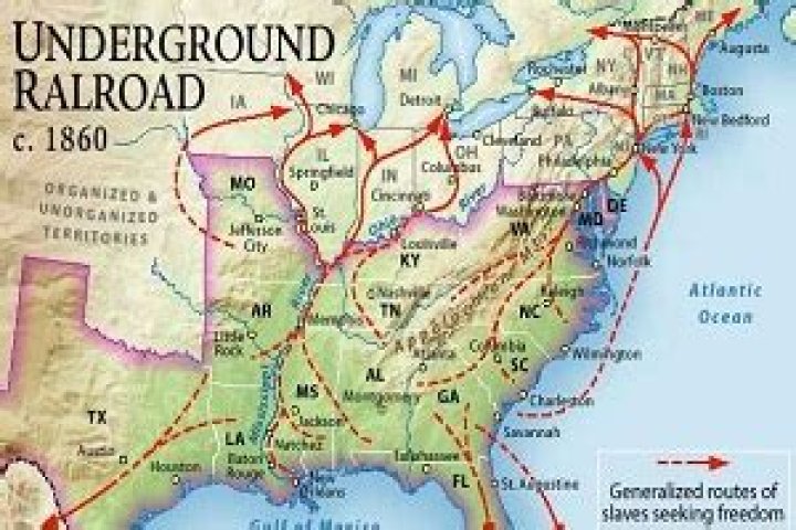 Where did the Underground Railroad lead to?