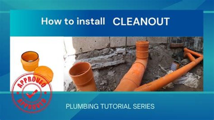Where do I install cleanout?
