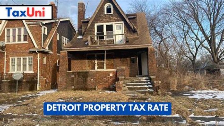 Where do I mail my city of Detroit property taxes?