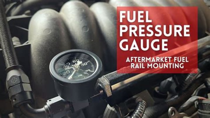 Where do you mount a fuel pressure gauge?