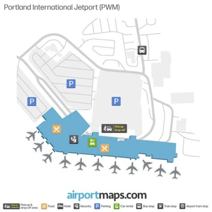 Where does Portland Maine airport fly to?