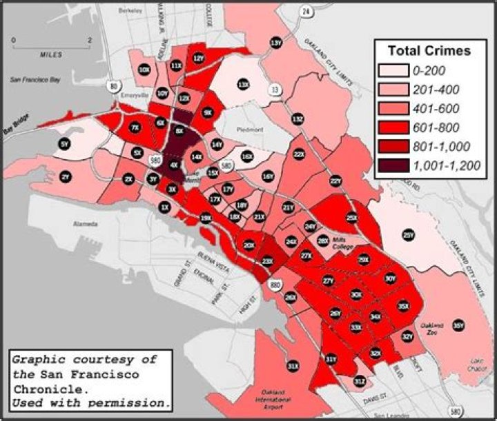 Which parts of Oakland are dangerous?