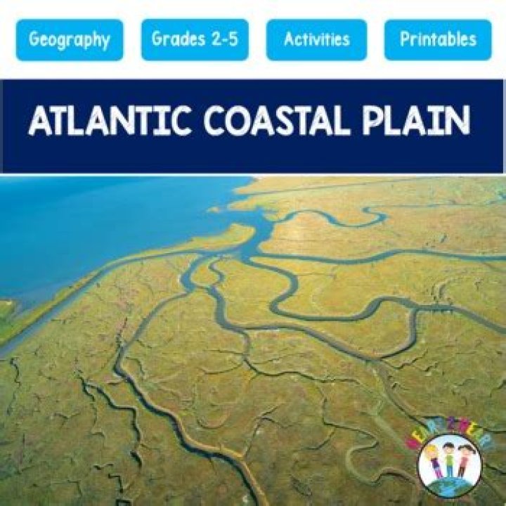 Which type of physical geography is found in the Atlantic coastal plains?