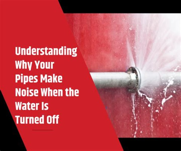 Why do cold water pipes make noise?