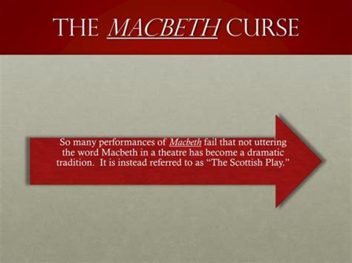 Why is Macbeth considered cursed?