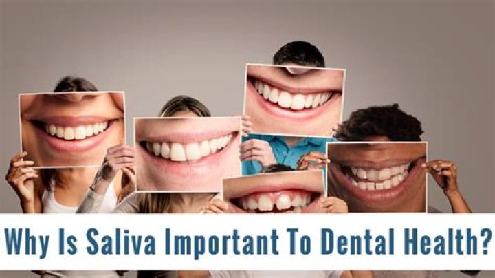 Why is saliva important for dental health?
