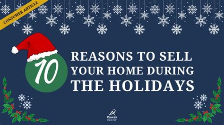Why sell your home during the holidays?